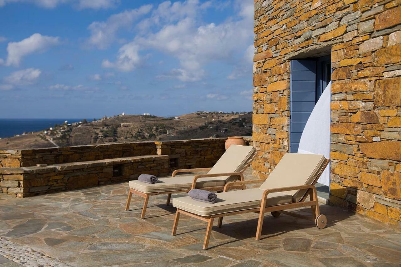 Luxury Cycladic Villa-Enjoy Infinity Pool Sunsets Koundouros Exteriér fotografie
