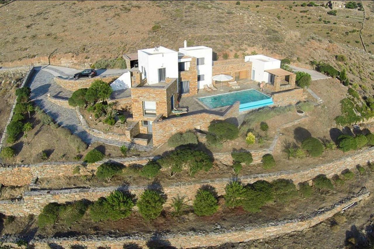 Luxury Cycladic Villa-Enjoy Infinity Pool Sunsets Koundouros Exteriér fotografie